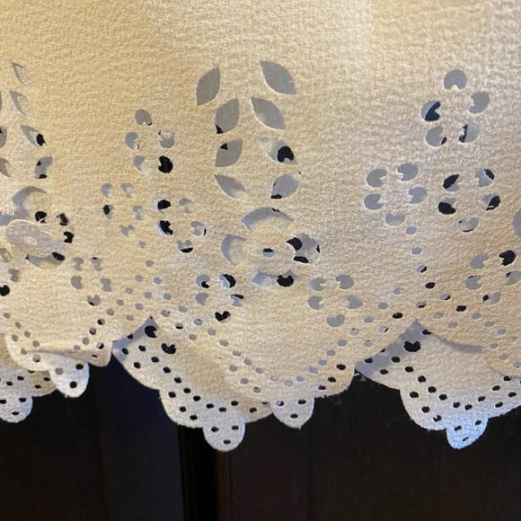 White Blouse with Cuts - Picture 4 of 6